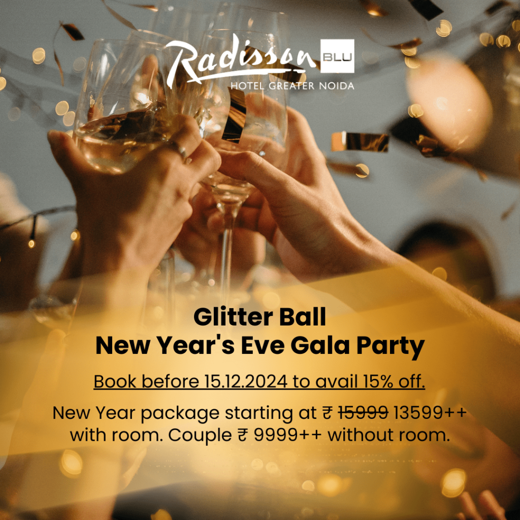 gliter ball new year party